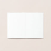 Glückwunsch Goldfolie Folienkarte (Innenseite)