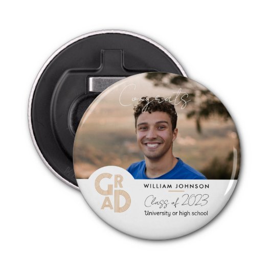 Glückwunsch Grad 2023 Flaschenöffner (Vorderseite)