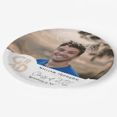 Glückwunsch Grad 2023 Pappteller (Schrägansicht)