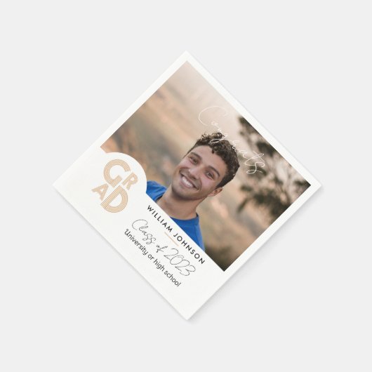 Glückwunsch Grad 2023 Serviette (Ecke)