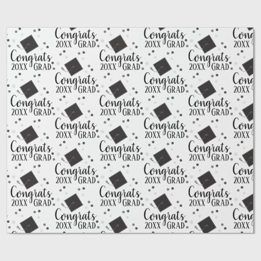 Glückwunsch Grad 2024 Packpapier (Flach)