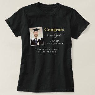 Glückwunsch Grad 2025 Foto Name Abschluss T-Shirt