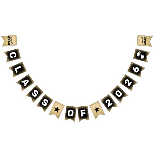 Glückwunsch Grad 2025 Wimpelkette (Alle)