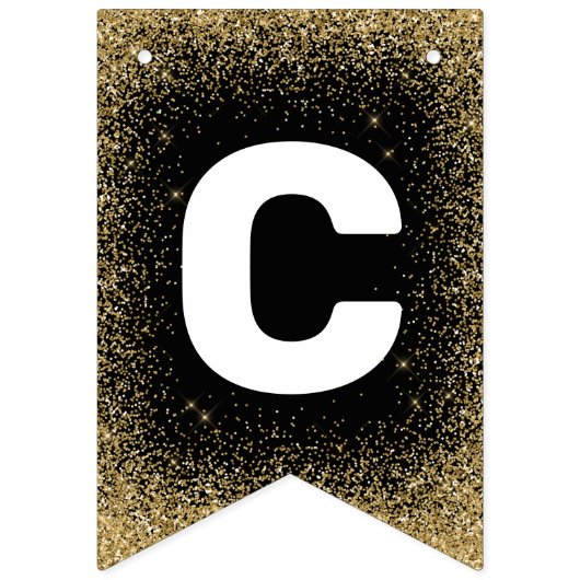 Glückwunsch Grad 2025 Wimpelkette (Zweite Fahne)