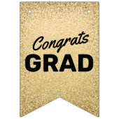 Glückwunsch Grad 2025 Wimpelkette (Erste Fahne)