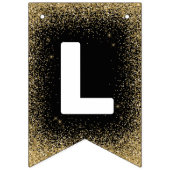 Glückwunsch Grad 2025 Wimpelkette (Dritte Fahne)