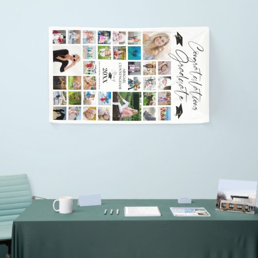 Glückwunsch Grad 35 Foto Collage Script Personalis Banner (Messeveranstaltung)