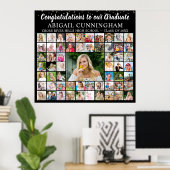 Glückwunsch Grad 59 Foto Collage Konfetti Ihre Far Poster (Heimbüro)