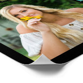 Glückwunsch Grad 66 FotoCollage benutzerdefinierte Poster (Ecke)