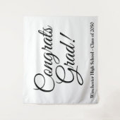 Glückwunsch Grad Abschluss Wandteppich (Vorderseite)