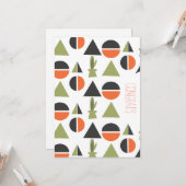 Glückwunsch Grad Abstrakt Cactus Mountain Karte (Vorderseite/Rückseite Beispiel)