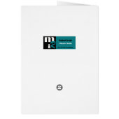 Glückwunsch Grad. Benutzerdefinierte florale Muste (Hinten)