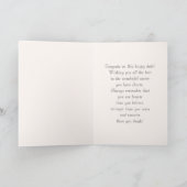 Glückwunsch Grad. Benutzerdefiniertes geometrische Karte (Innenseite)