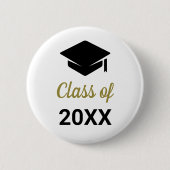 Glückwunsch Grad der Jährlichen Graduationsstufe Button (Vorderseite)