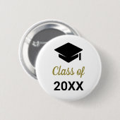 Glückwunsch Grad der Jährlichen Graduationsstufe Button (Vorne & Hinten)