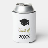 Glückwunsch Grad der Jährlichen Graduationsstufe Dosenkühler (Kanne Rückseite)