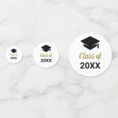 Glückwunsch Grad der Jährlichen Graduationsstufe Konfetti (Rückseiten)