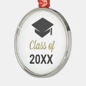 Glückwunsch Grad der Jährlichen Graduationsstufe Ornament Aus Metall (Links)