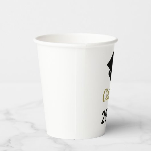 Glückwunsch Grad der Jährlichen Graduationsstufe Pappbecher (Rechts)