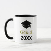 Glückwunsch Grad der Jährlichen Graduationsstufe Tasse (Links)