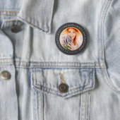 Glückwunsch Grad Einfaches Modernes Foto Button (Beispiel)