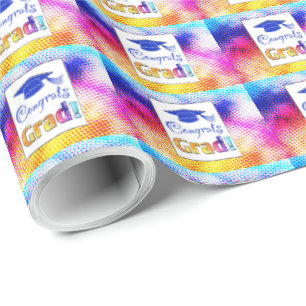 Glückwunsch Grad Farben, Spaß Geschenkpapier