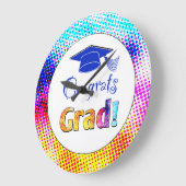 Glückwunsch Grad Farben, Spaß Große Wanduhr (Winkel)