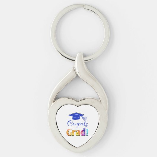 Glückwunsch Grad Farben, Spaß Schlüsselanhänger (Vorderseite)