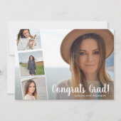 Glückwunsch Grad, Fotocollage, Fun Graduation Part Ankündigung (Vorderseite)