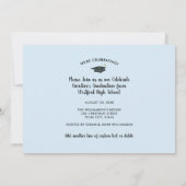 Glückwunsch Grad, Fotocollage, Fun Graduation Part Ankündigung (Rückseite)