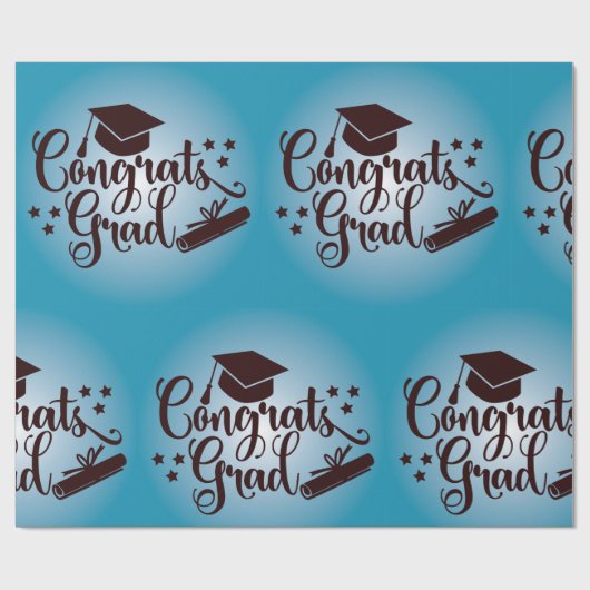 Glückwunsch Grad Geschenkpapier (Flach)