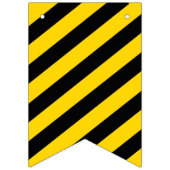 Glückwunsch Grad Glückwunsch Gelb Schwarz Wimpelkette (Erste Fahne)