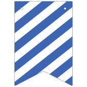 Glückwunsch Grad Herzlichen Glückwunsch Blue White Wimpelkette (Erste Fahne)