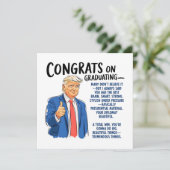 Glückwunsch Grad Karte (Stehend Vorderseite)