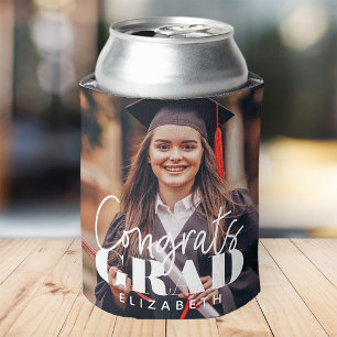 Glückwunsch Grad Modernes, benutzerdefiniertes Fot Dosenkühler