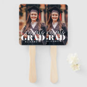 Glückwunsch Grad Modernes, benutzerdefiniertes Fot Fächer (Vorne und Hinten)