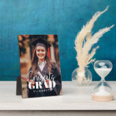 Glückwunsch Grad Modernes, benutzerdefiniertes Fot Fotoplatte (Seite)