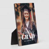 Glückwunsch Grad Modernes, benutzerdefiniertes Fot Fotoplatte (Seite)