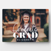 Glückwunsch Grad Modernes, benutzerdefiniertes Fot Fotoplatte (Vorderseite)