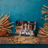 Glückwunsch Grad Modernes, benutzerdefiniertes Fot Fotoplatte (Seite)