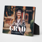 Glückwunsch Grad Modernes, benutzerdefiniertes Fot Fotoplatte (Seite)