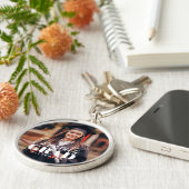 Glückwunsch Grad Modernes, benutzerdefiniertes Fot Schlüsselanhänger (Seite)