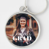 Glückwunsch Grad Modernes, benutzerdefiniertes Fot Schlüsselanhänger (Vorne)