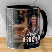 Glückwunsch Grad Modernes, benutzerdefiniertes Fot Tasse