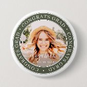 Glückwunsch Grad Modernes, benutzerfreundliches Fo Button (Vorderseite)