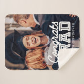 Glückwunsch Grad Modernes, einfaches, schlankes Fo Sherpadecke (Vorderseite (Horizontal))