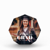 Glückwunsch Grad Modernes, einfaches Skript Fotoblock (Vorderseite)