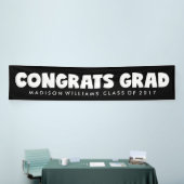 Glückwunsch Grad | Name und Jahr Banner (Messeveranstaltung)