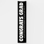 Glückwunsch Grad | Name und Jahr Banner (Vertikal)