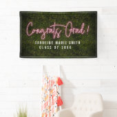 Glückwunsch Grad Neon Graduation Party Banner (Insitu)